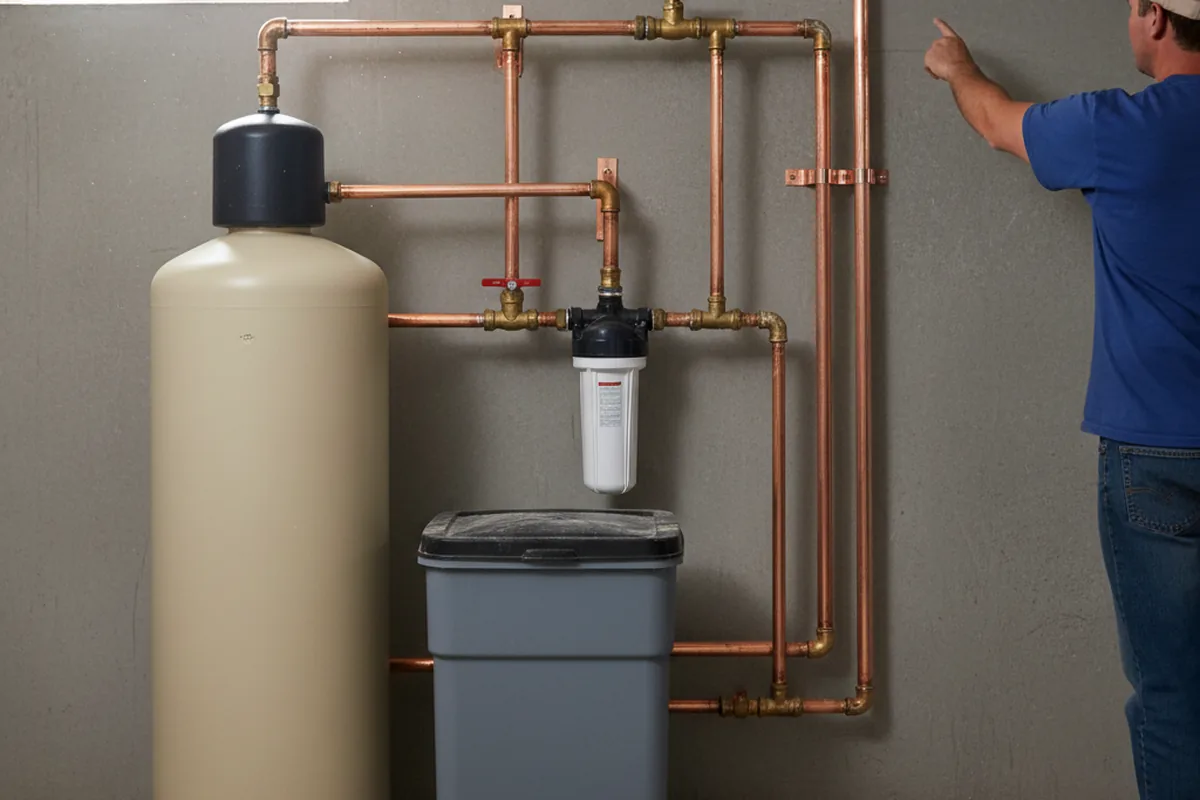Whole-house water treatment system installed in Kimper
